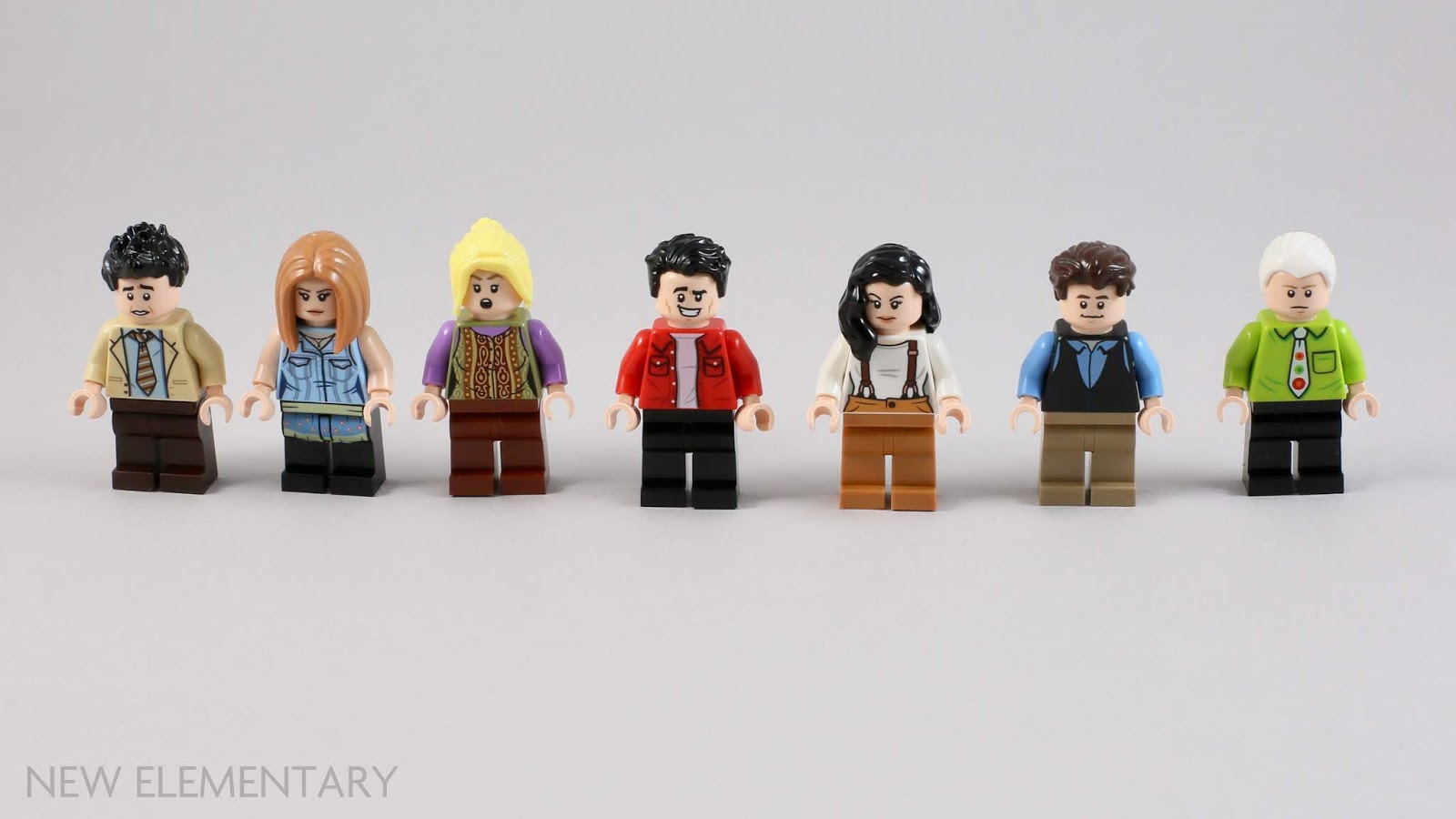 Lego Central Perk Faces - HD Wallpaper 