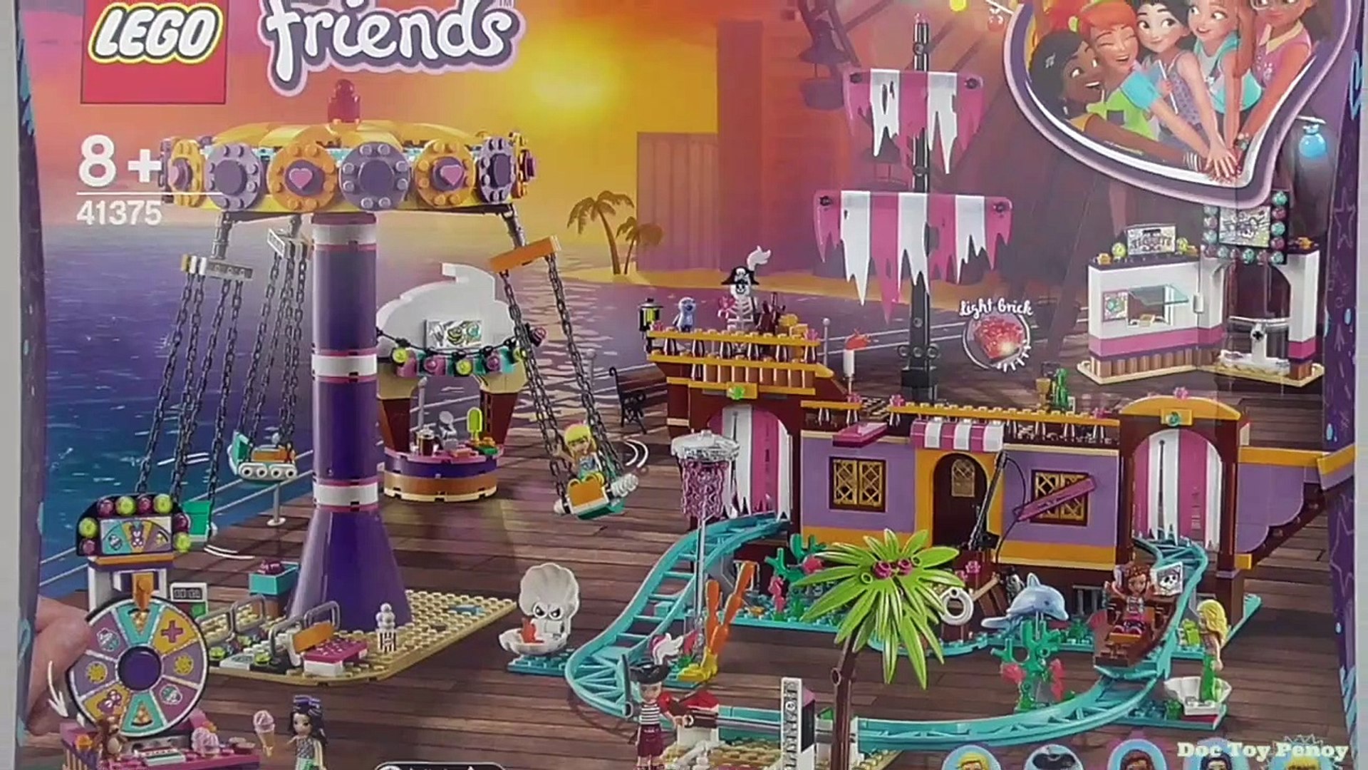 Lego Friends Heartlake City Amusement Pier - HD Wallpaper 