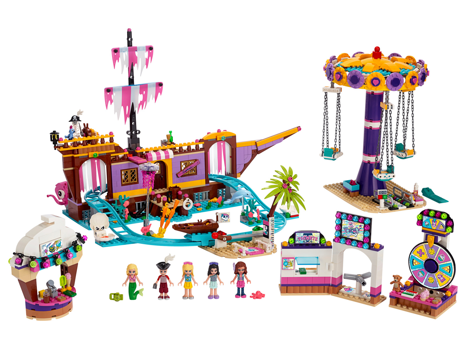 Heartlake City Amusement - Lego Friends Lego Sets 2019 - HD Wallpaper 