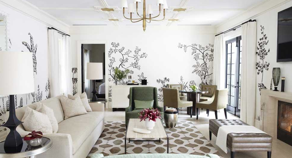 Fromental Wallpaper - Bel Air Hotel Room - HD Wallpaper 