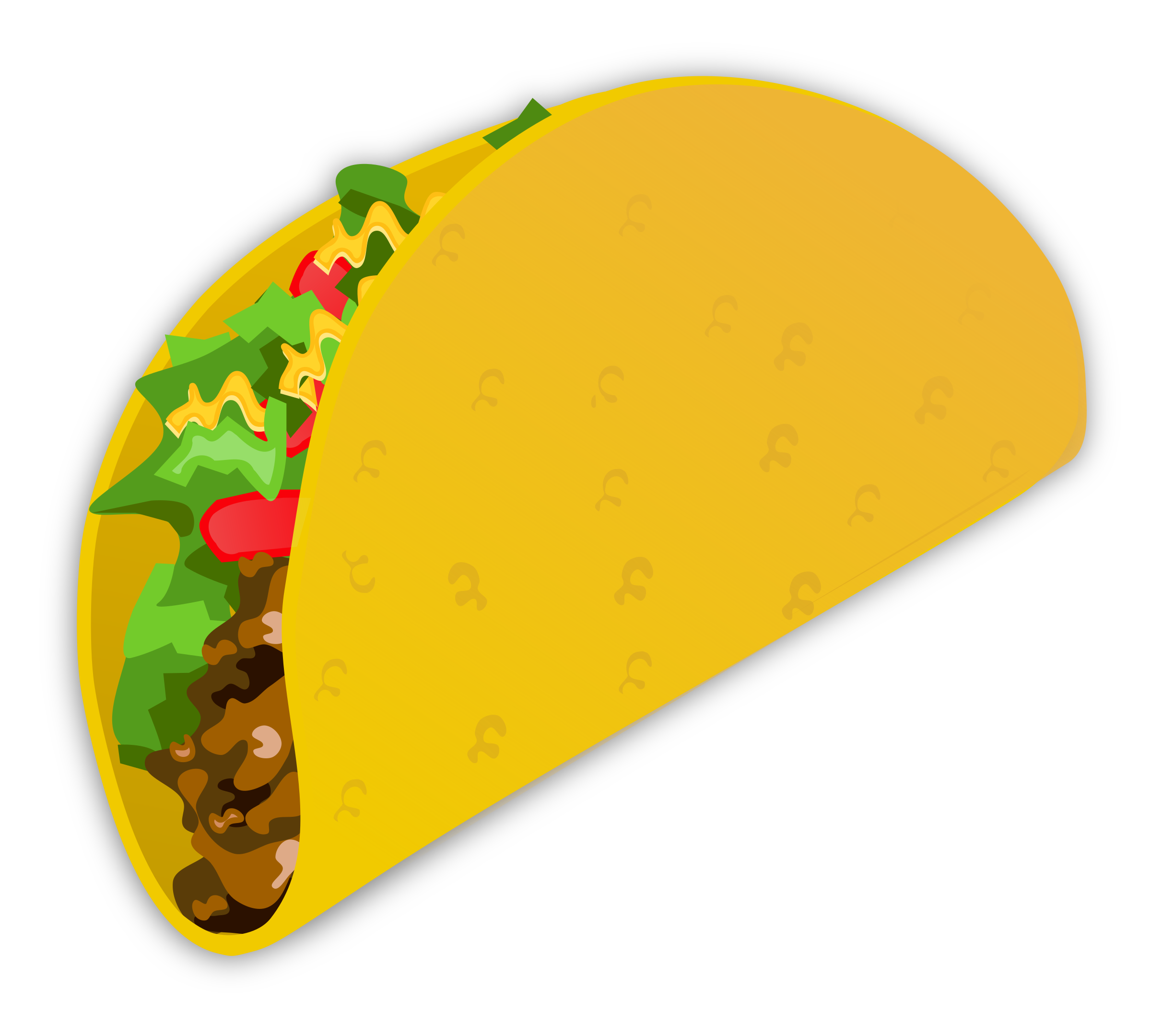 Fiesta Clipart Wallpaper - Clipart Taco Png - HD Wallpaper 
