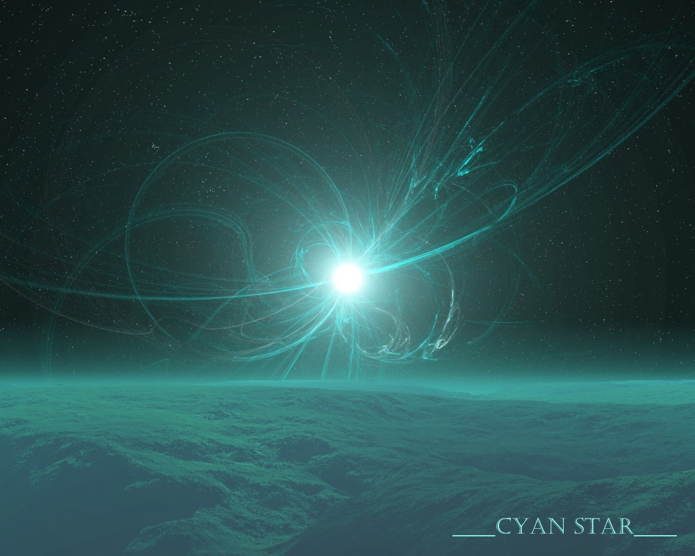 Cyan Star - Background Hd - HD Wallpaper 