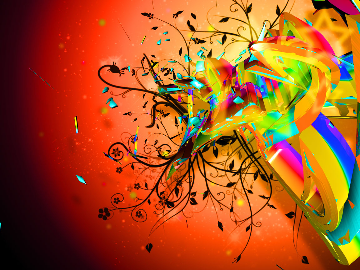 Through Multi Colored Lenses Not Only Visually But - Fondo De Colores 4d - HD Wallpaper 
