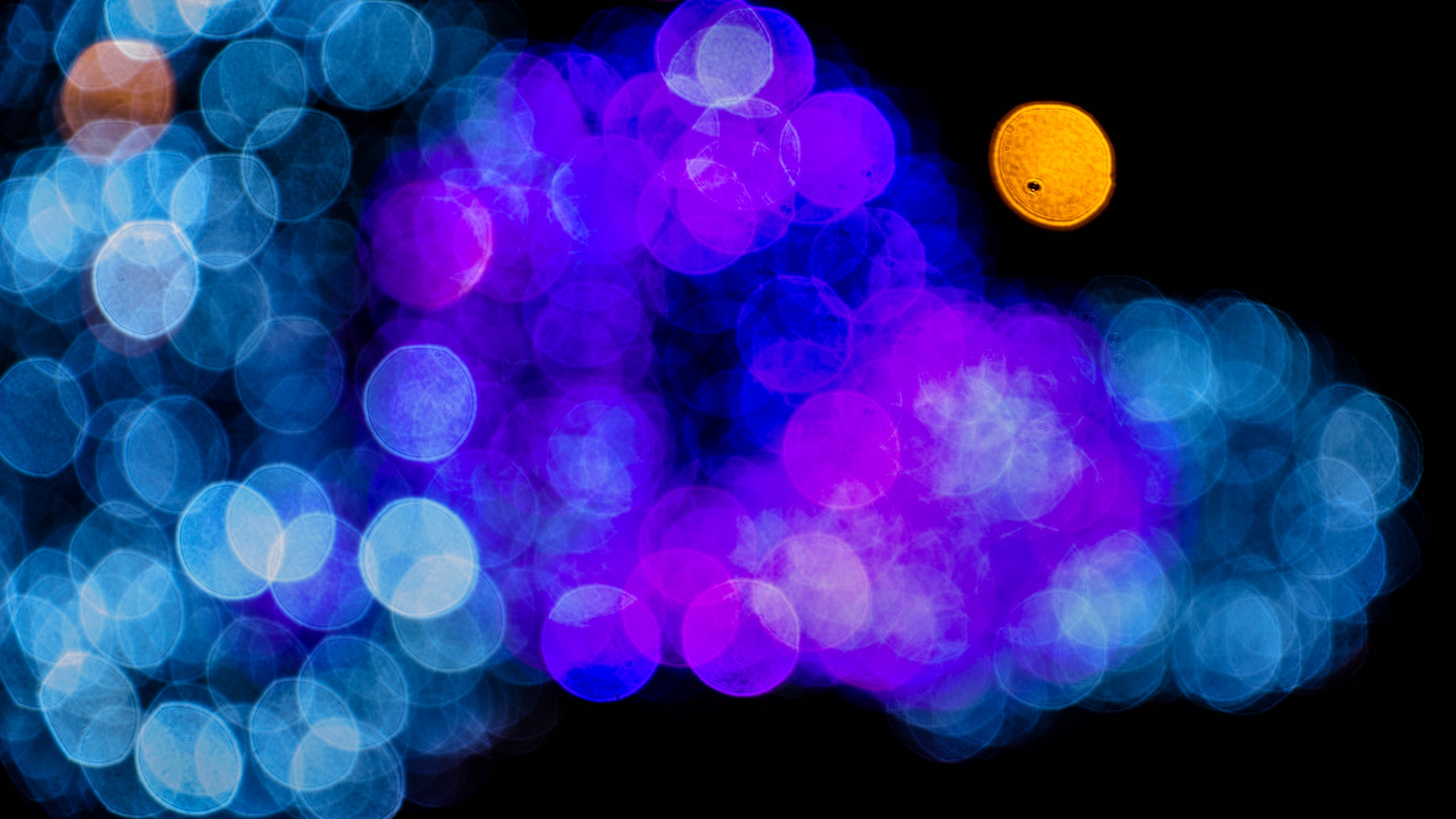 Wallpaper Highlights, Circles, Blue, Cyan - Blue And Cyan Background - HD Wallpaper 