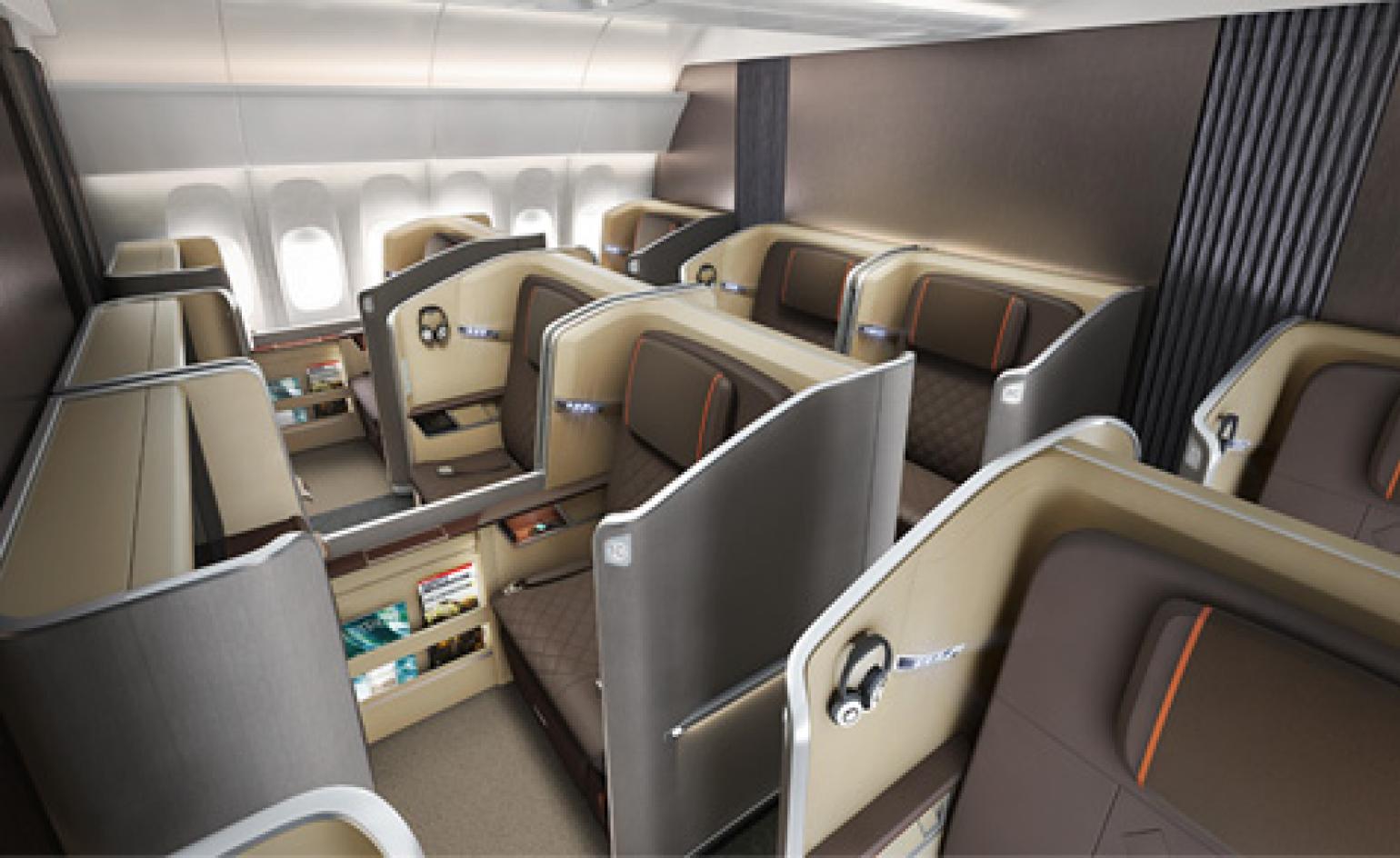 Singapore Airlines Business 777 300er - HD Wallpaper 