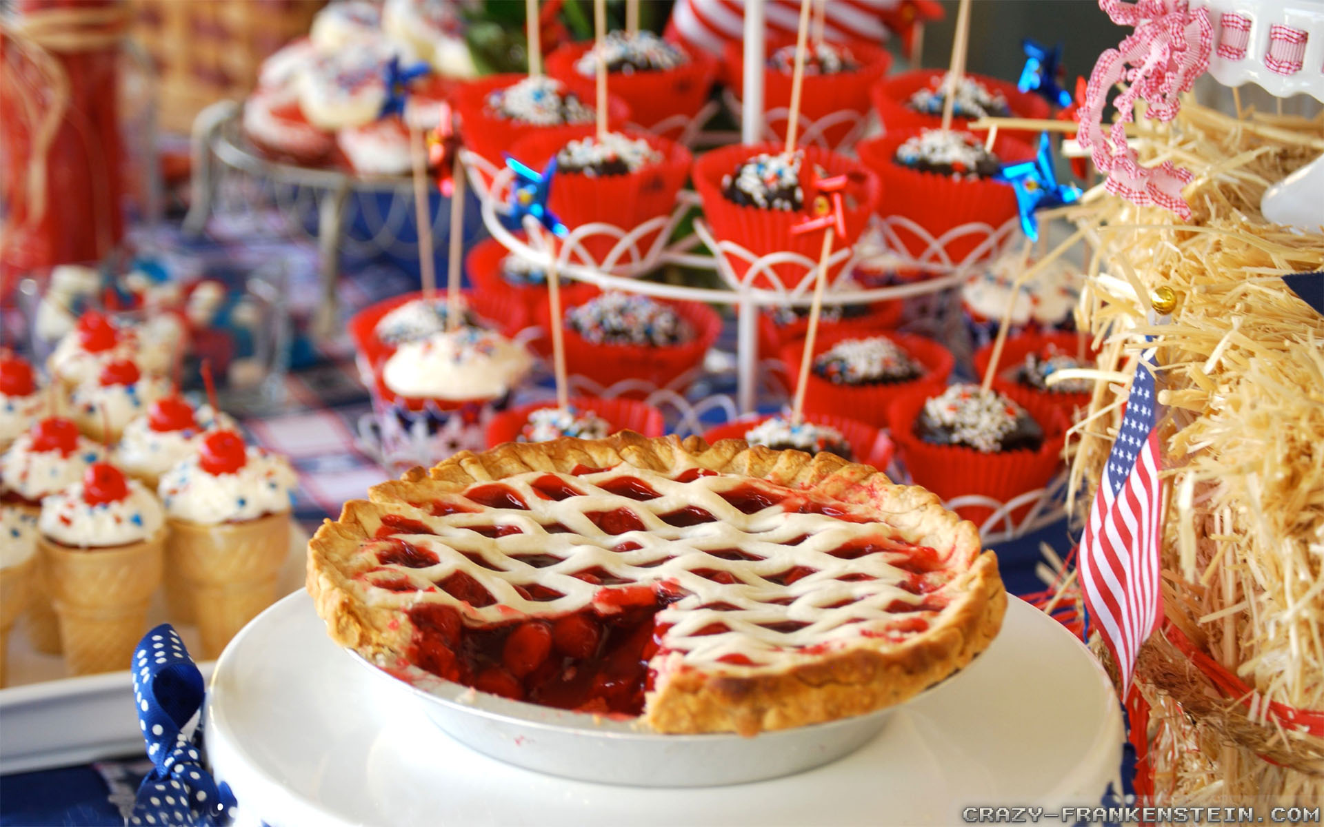4th July American Food - HD Wallpaper 
