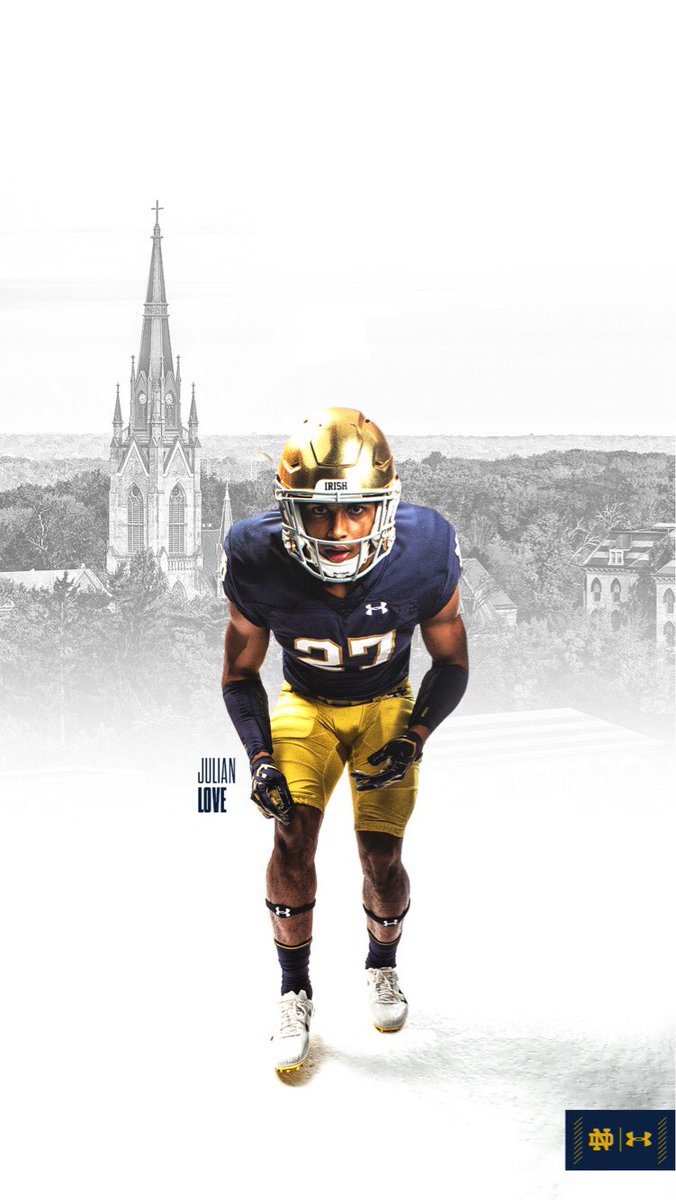 Notre Dame Football Wallpaper Twitter - HD Wallpaper 