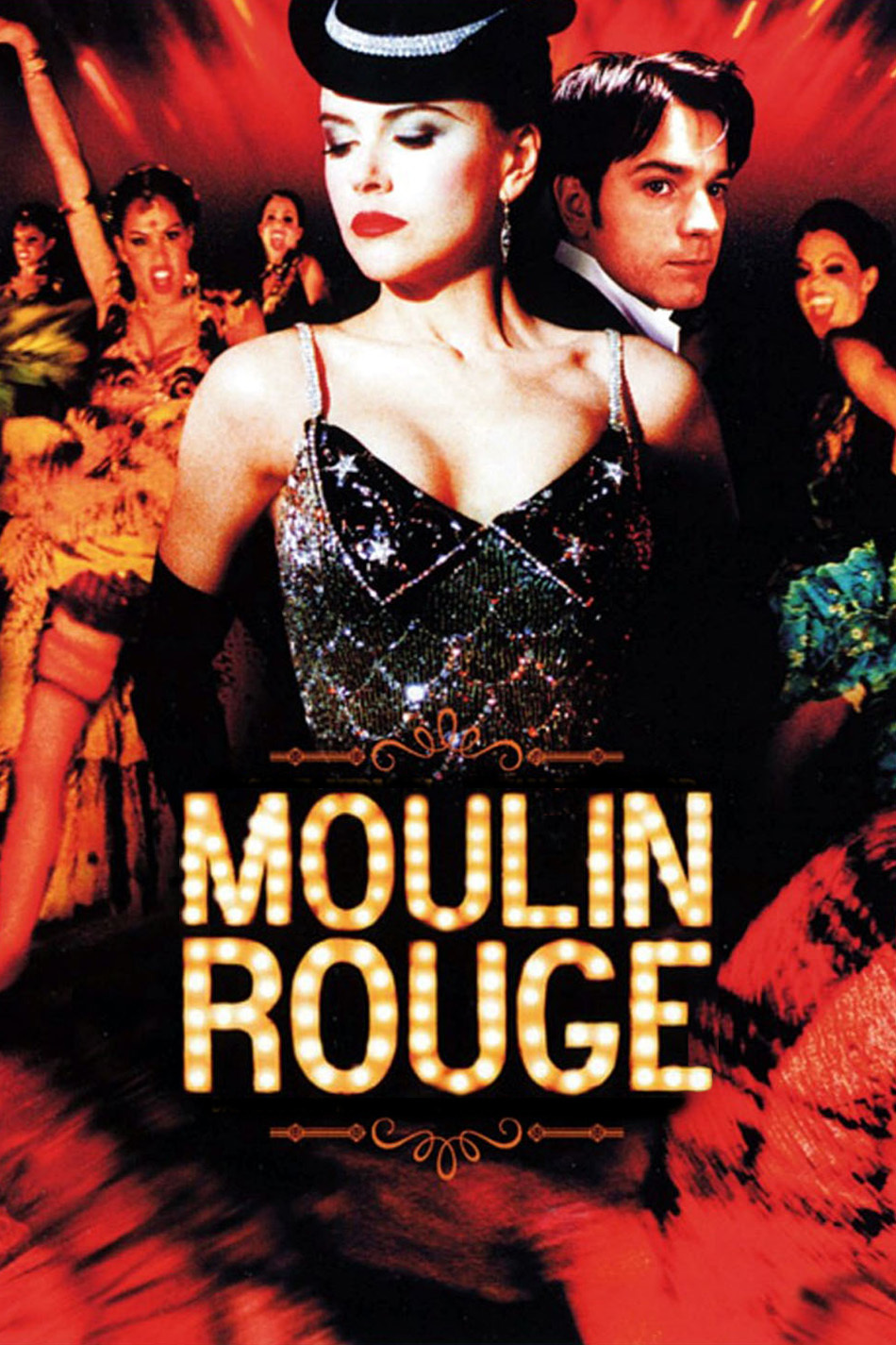 Moulin Rouge Movie Poster Wallpaper - Cover Moulin Rouge 2001 - HD Wallpaper 