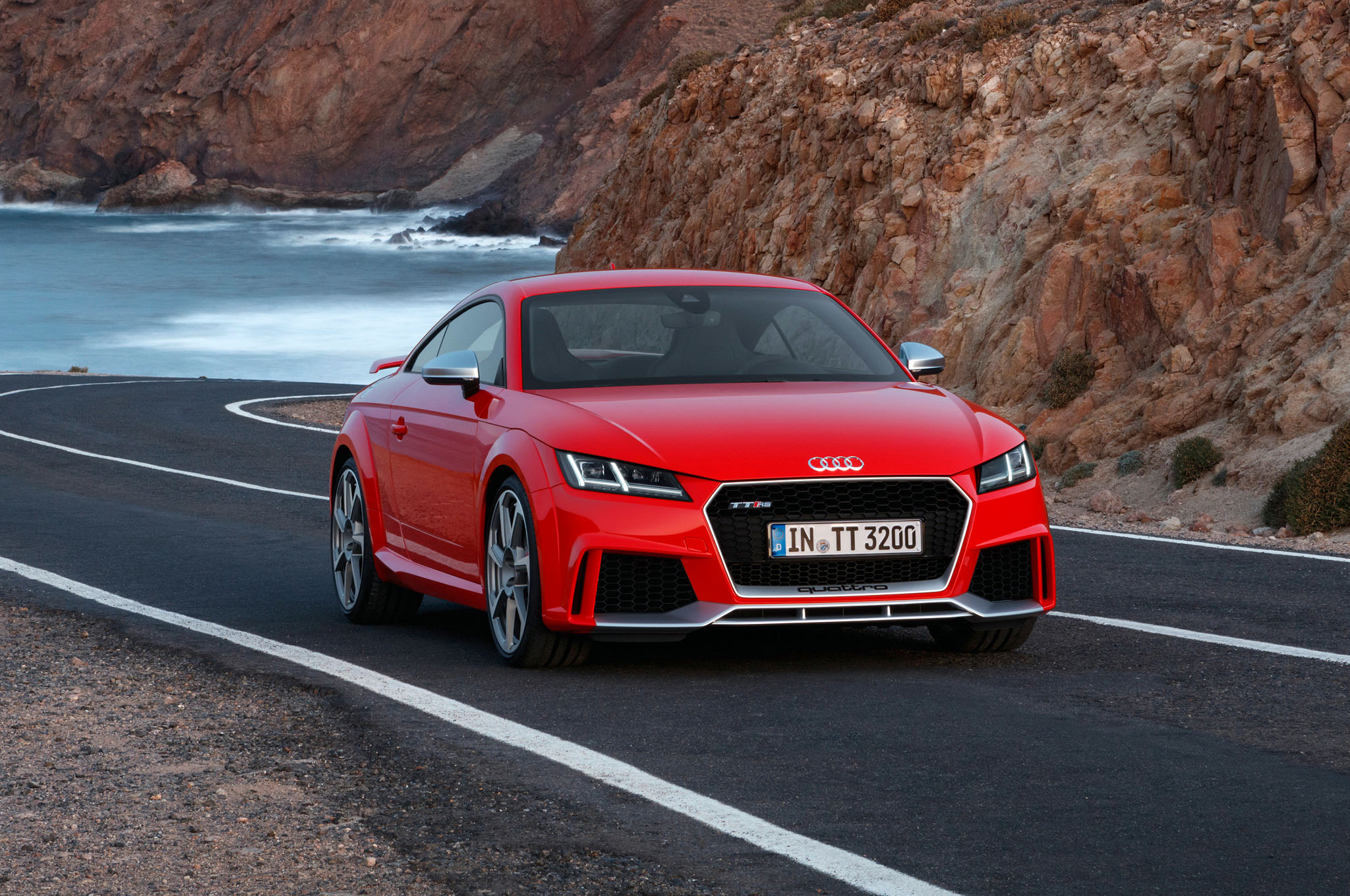 2017 Audi Tt Rs Coupe Wallpaper - Audi Tt Rs Wallpaper Hd 2017 - HD Wallpaper 