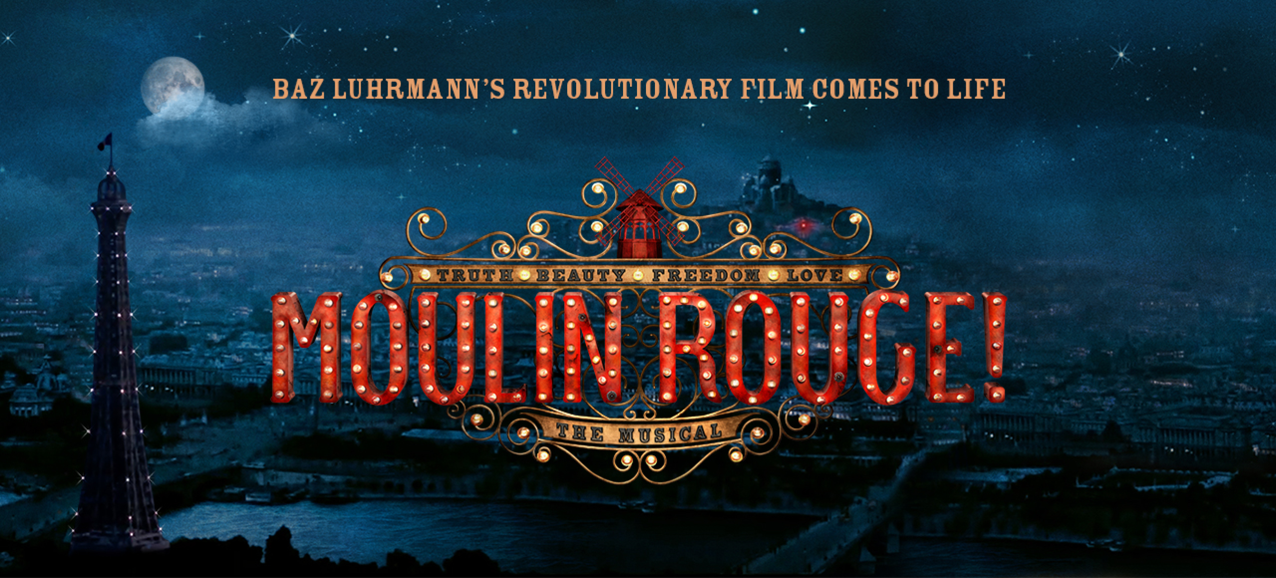 Moulin Rouge The Musical Logo Logo Image - Moulin Rouge The Musical Logo - HD Wallpaper 