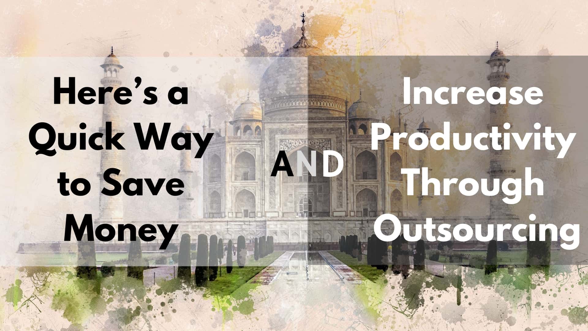Here’s A Quick Way To Save Money And Increase Productivity - Taj Mahal - HD Wallpaper 