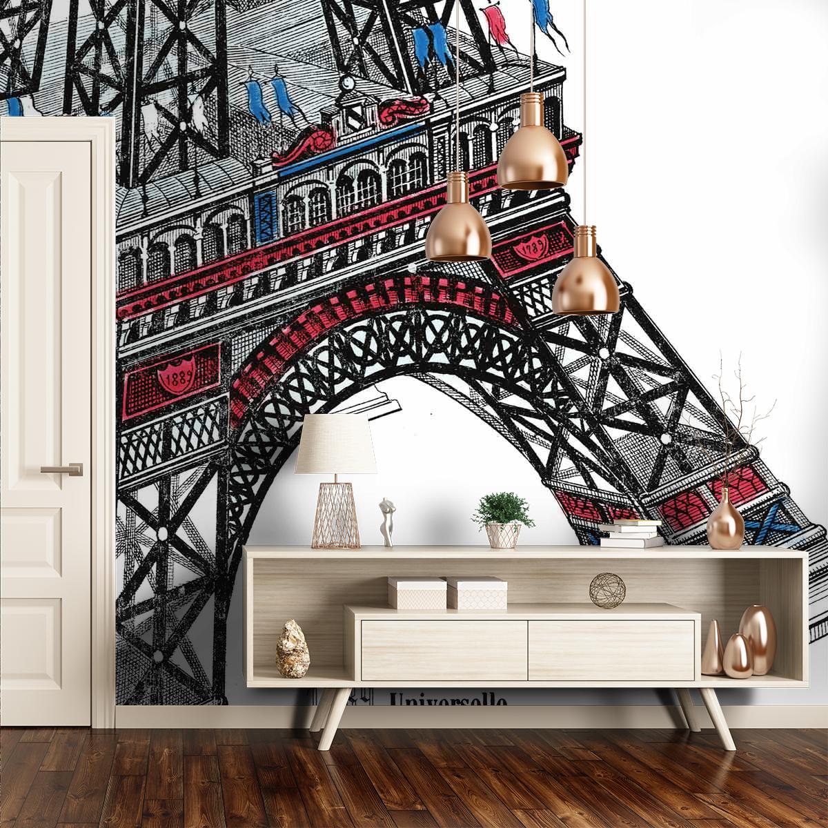 Tour Eiffel Panel Maison Images D Epinal Cm Tour Eiffel- - HD Wallpaper 