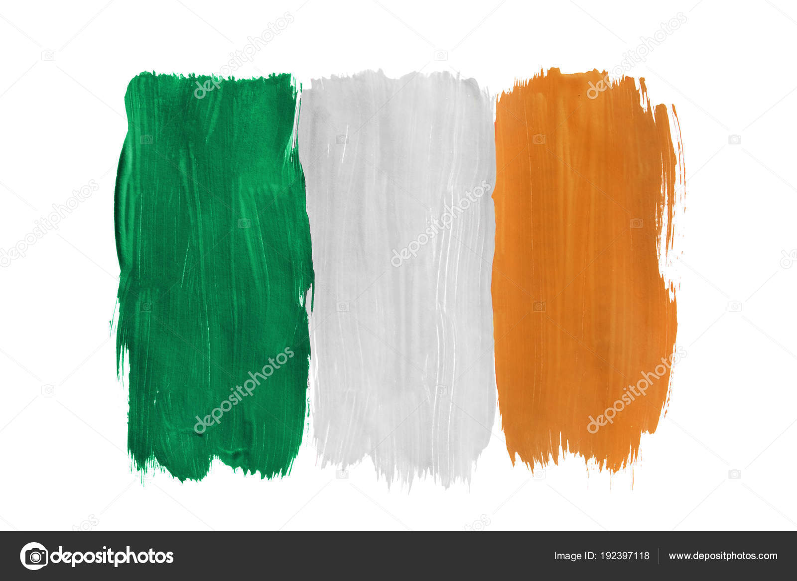 Painted Irish Flag - HD Wallpaper 