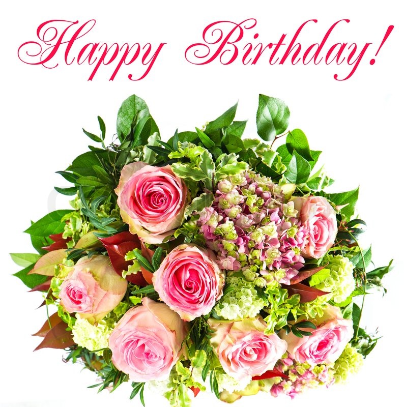 Bunte Blumen Straus Herzlichen Gluckwunsch Zum Geburtstag - Happy 50th Birthday W Roses - HD Wallpaper 