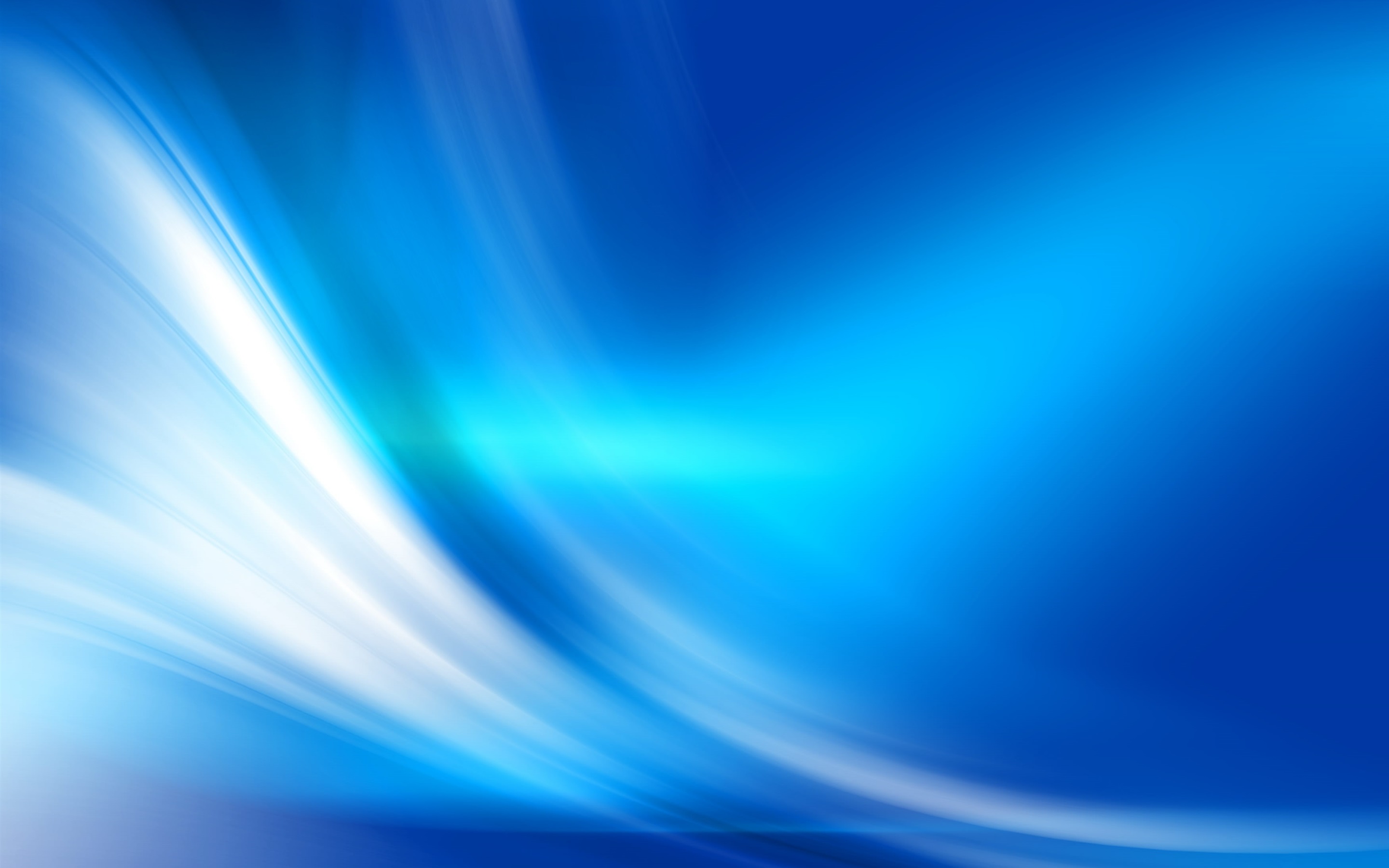 Wallpaper Blue Curves, Abstract Background - Windows 10 Background Wave - HD Wallpaper 