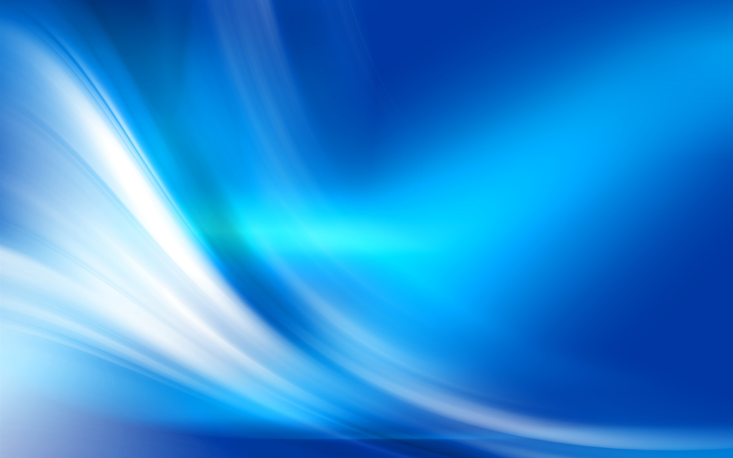 Wallpaper Blue Curves, Abstract Background Windows 10 Background Wave