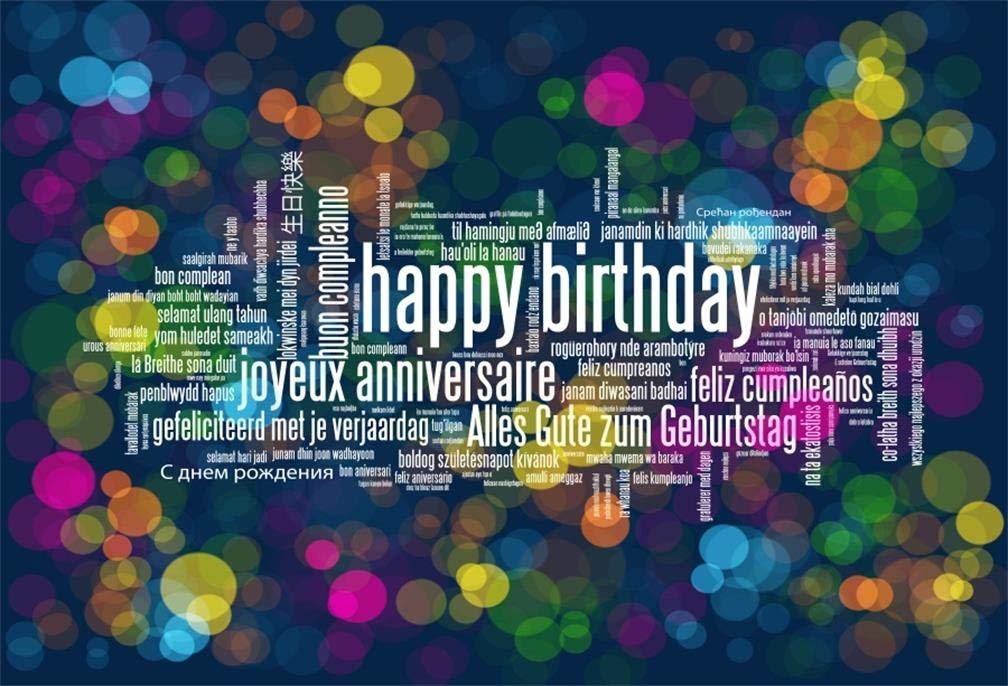 Happy Birthday Word Cloud - HD Wallpaper 