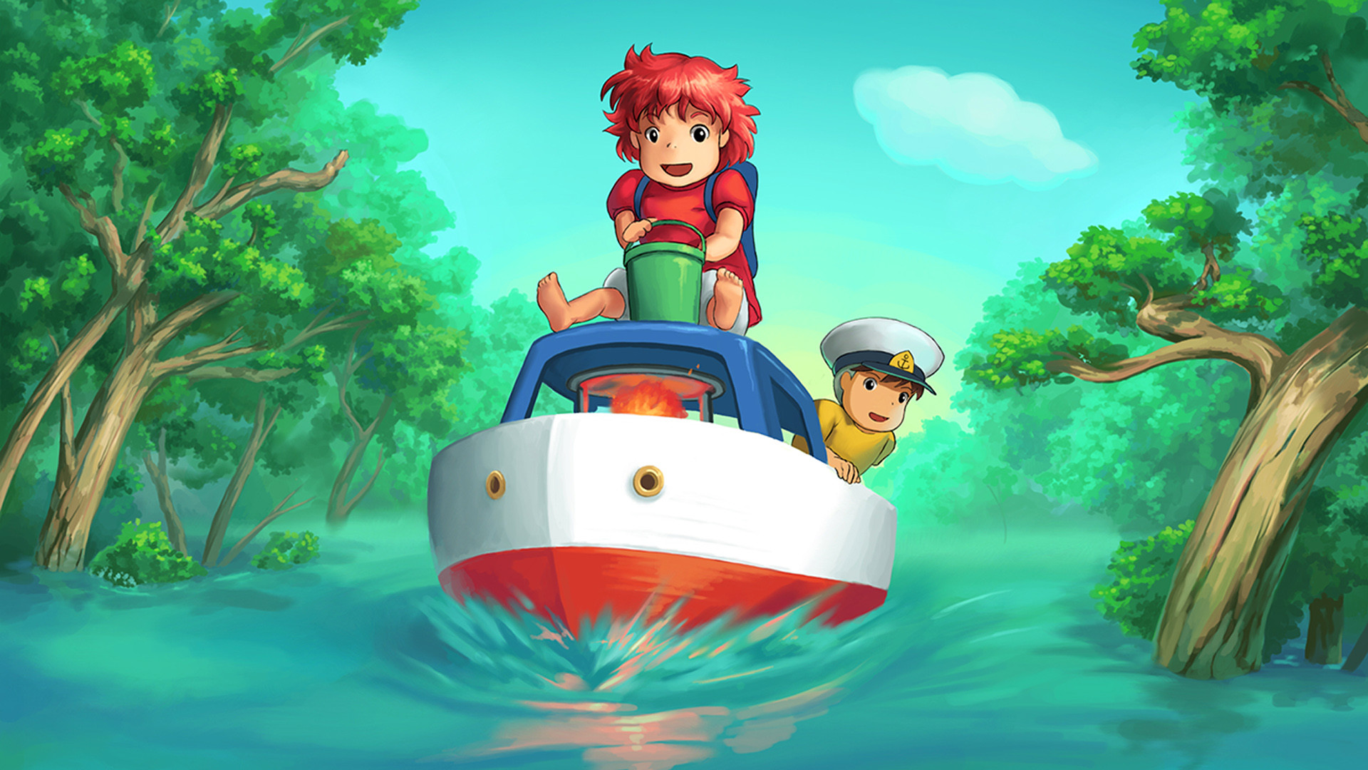 Ponyo Das Groãe Abenteuer Am Meer Wallpaper 
 Data-src - Ponyo Wallpaper Hd - HD Wallpaper 