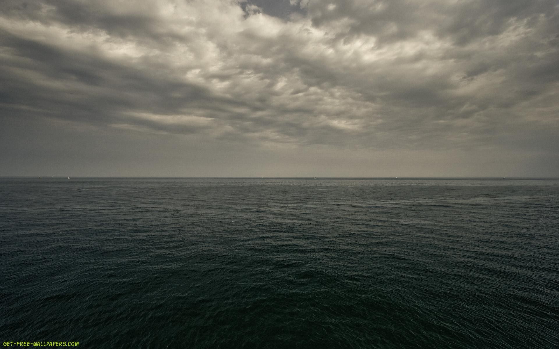 High Resolution Dark Ocean - HD Wallpaper 