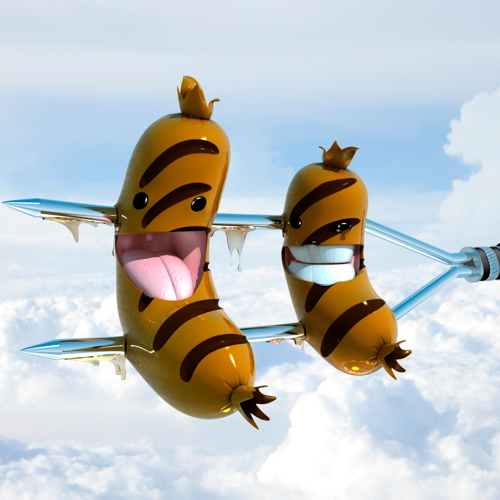 Sausage On New Years - HD Wallpaper 