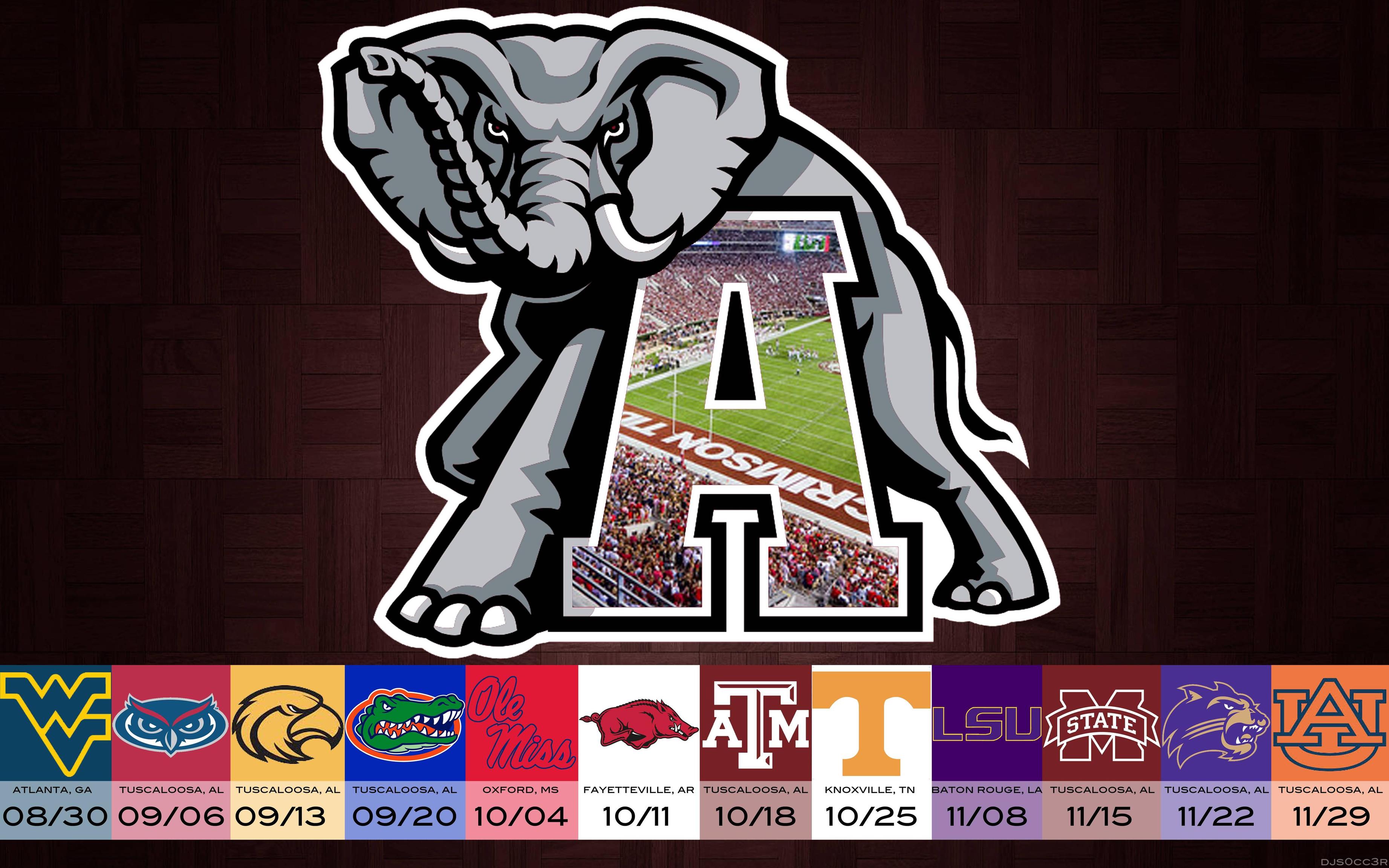 Logo Alabama Football Team - HD Wallpaper 