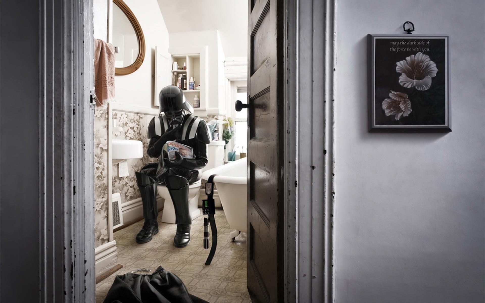 Darth Vader At Home - HD Wallpaper 