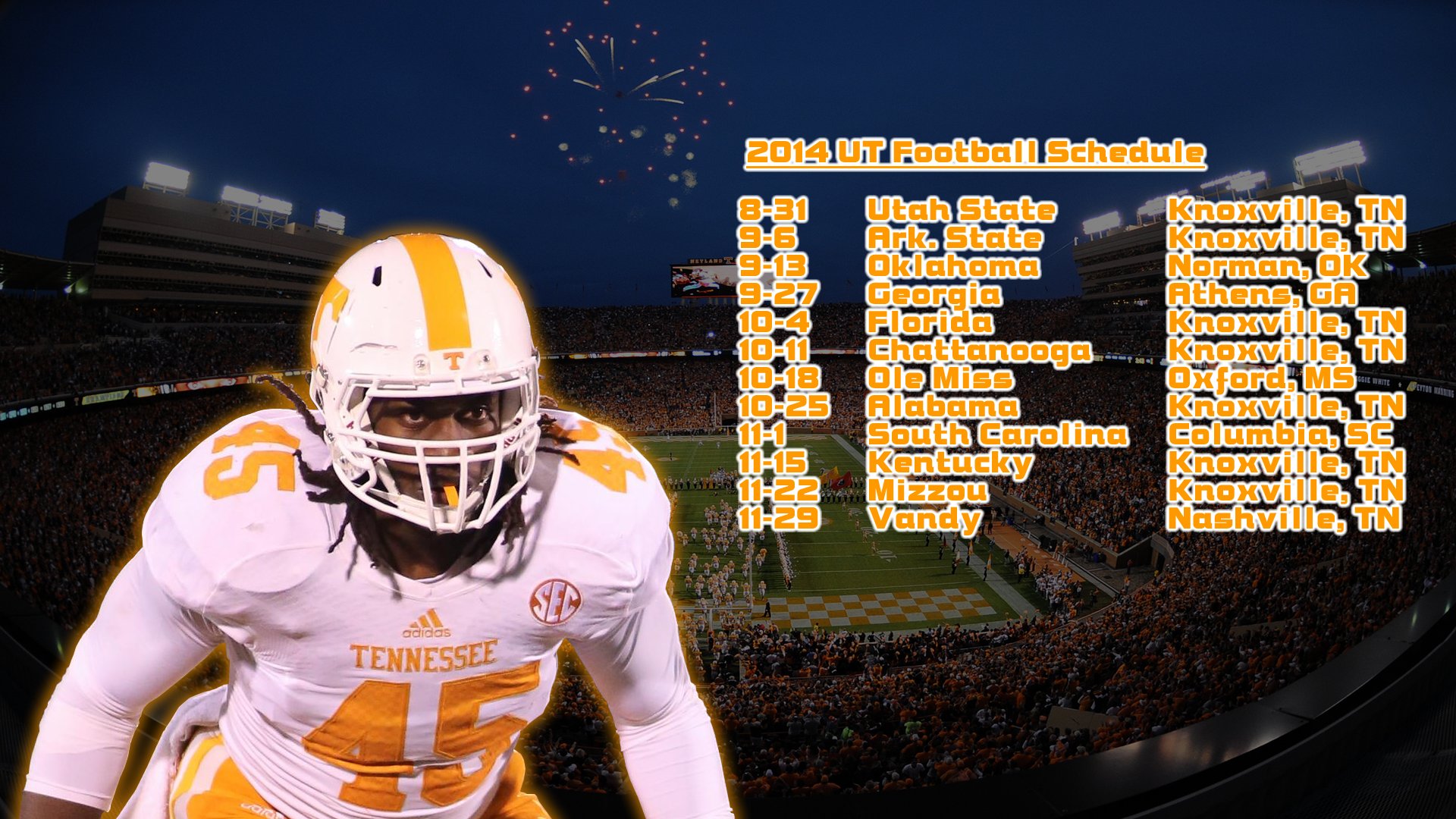 Tennessee Football Background Pc - HD Wallpaper 
