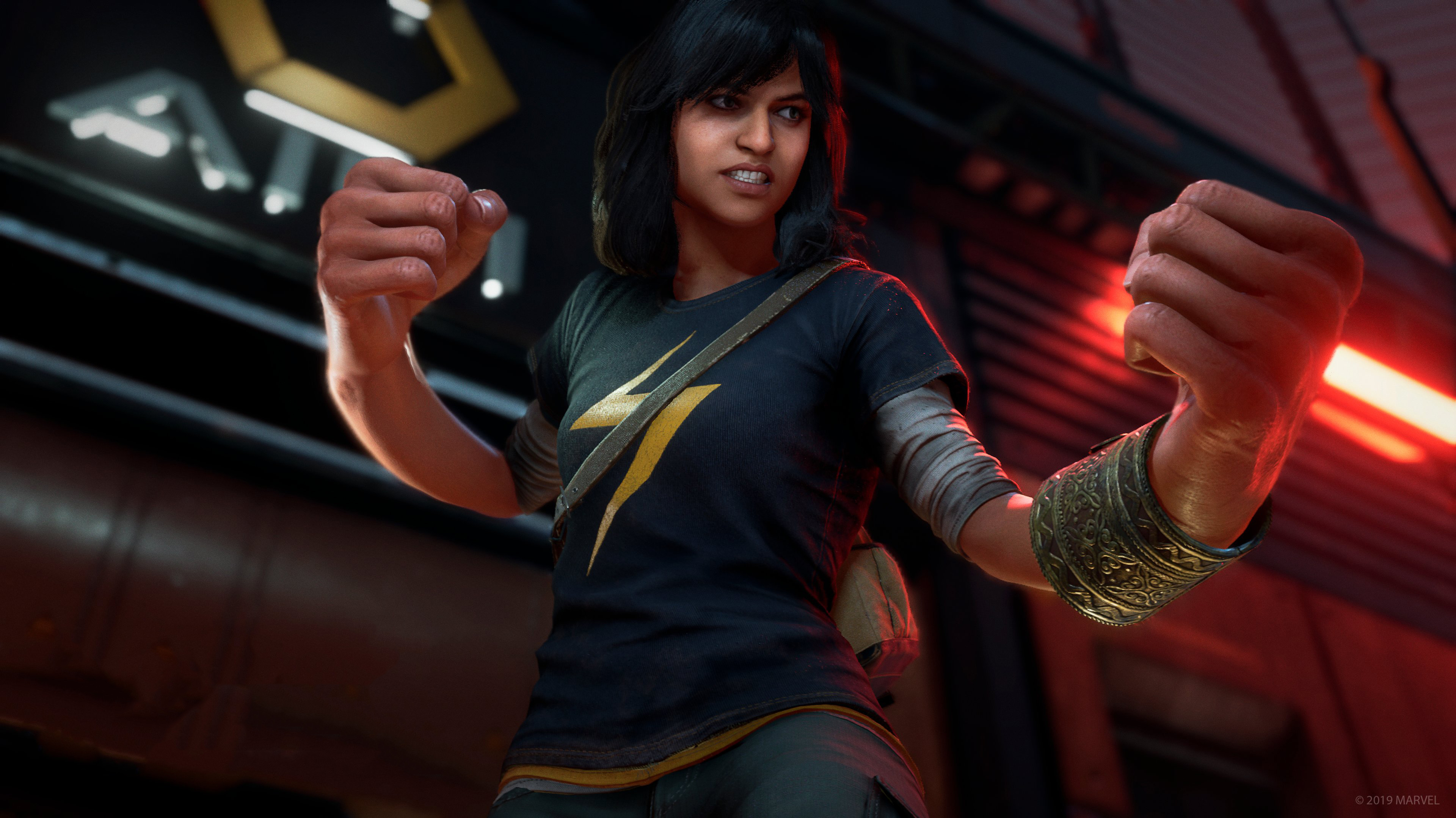 Marvel's Avengers Kamala Khan - HD Wallpaper 