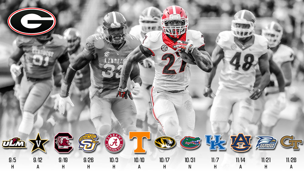 Georgia Bulldogs Football Desktop Background - HD Wallpaper 