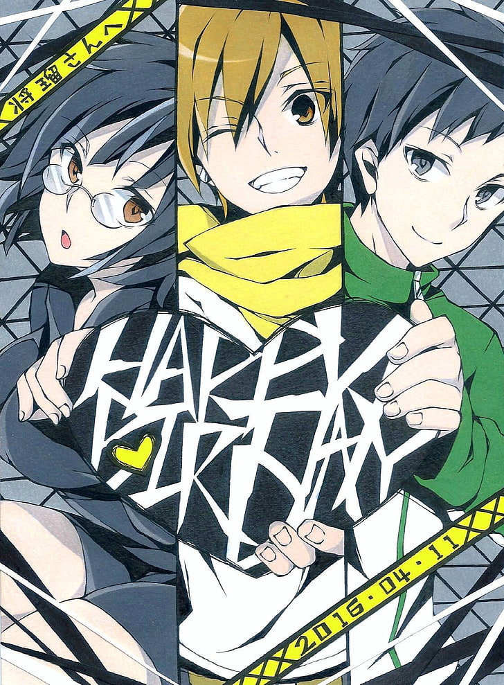 Durarara , Kida Masaomi, Ryuugamine Mikado, Sonohara - HD Wallpaper 