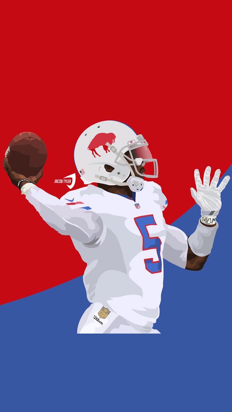 Tyrod Taylor Iphone - HD Wallpaper 