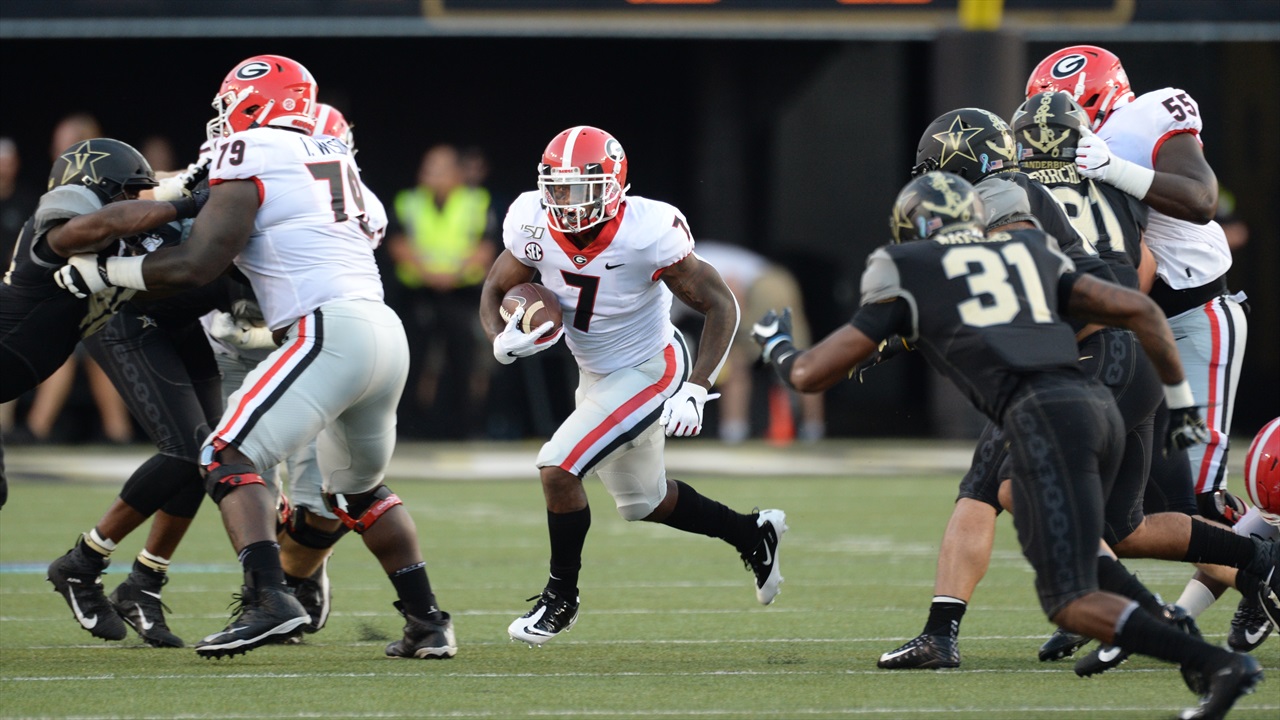 D Andre Swift Vs Vanderbilt - HD Wallpaper 