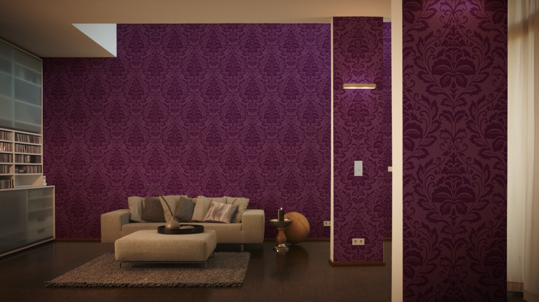 Ideas About Plum Wallpaper On Pinterest Wallpaper Direct - Plum Wallpaper Living Room - HD Wallpaper 