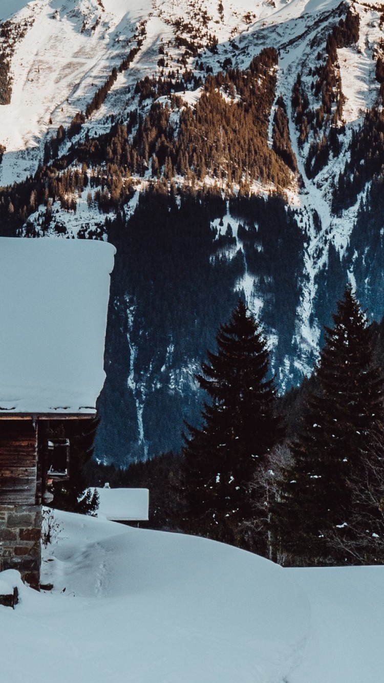 Mountain House Wallpaper 4k - HD Wallpaper 