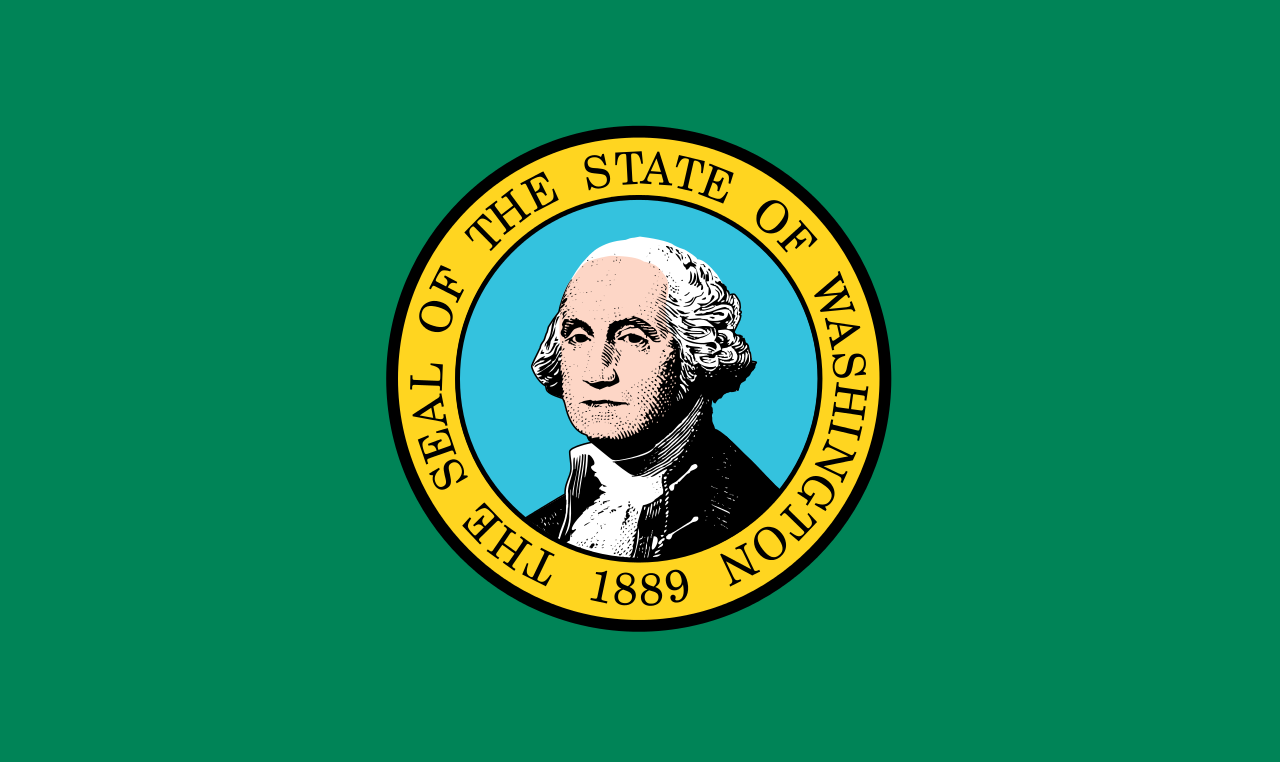 Washington Flag - HD Wallpaper 