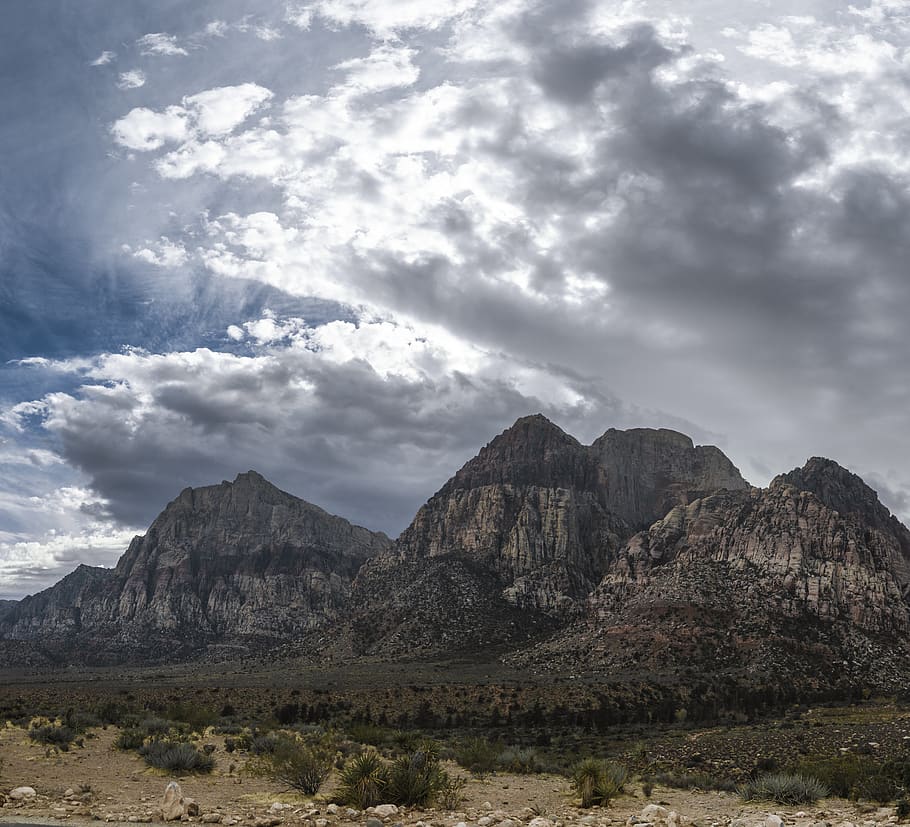 Wind, Stormy, Rock, Red, Red Rock, State Park, Nevada, - HD Wallpaper 