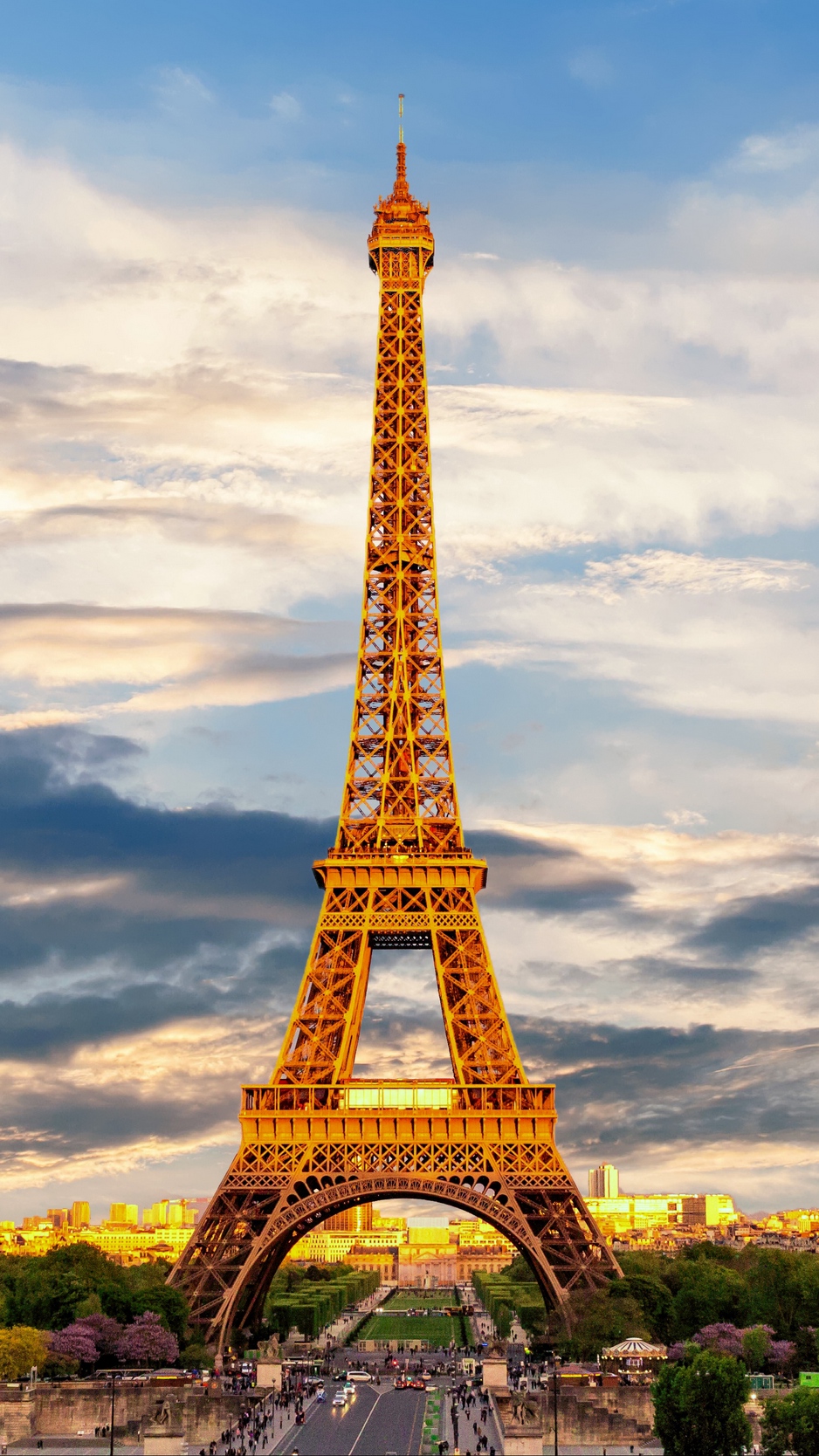 Wallpaper Eiffel Tower, Paris, France, Showplace - Eiffel Tower - HD Wallpaper 