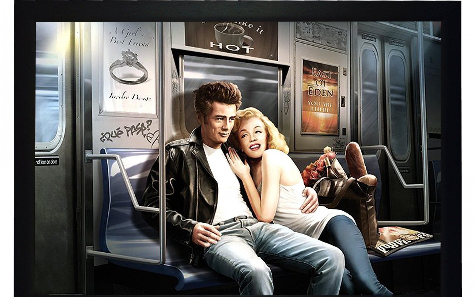 Marilyn Monroe & James Dean Wallpapers - HD Wallpaper 