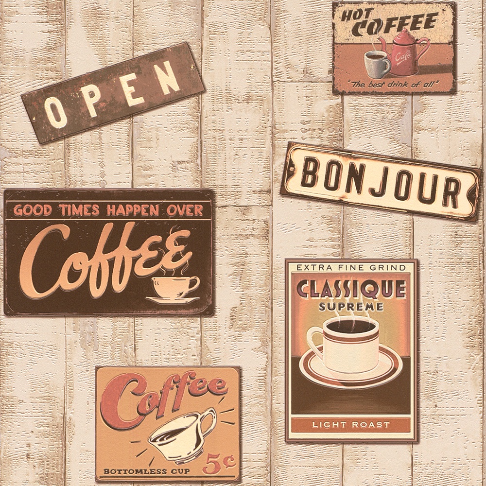 Coffee Wallpaper Vintage - HD Wallpaper 