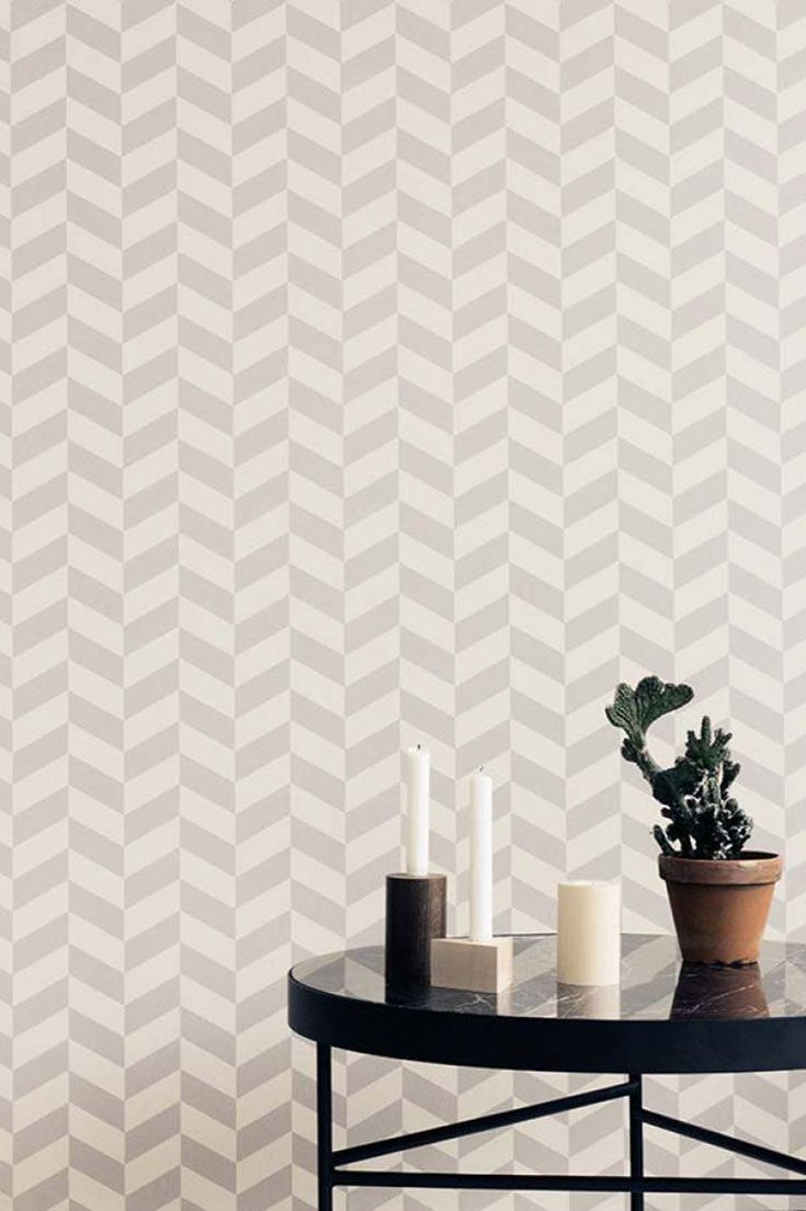 Behang Met Geometrisch Grijs - HD Wallpaper 