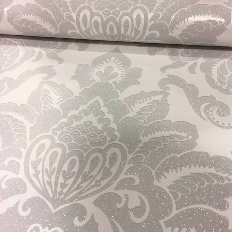 Arthouse Wallpaper Glisten Silver - HD Wallpaper 