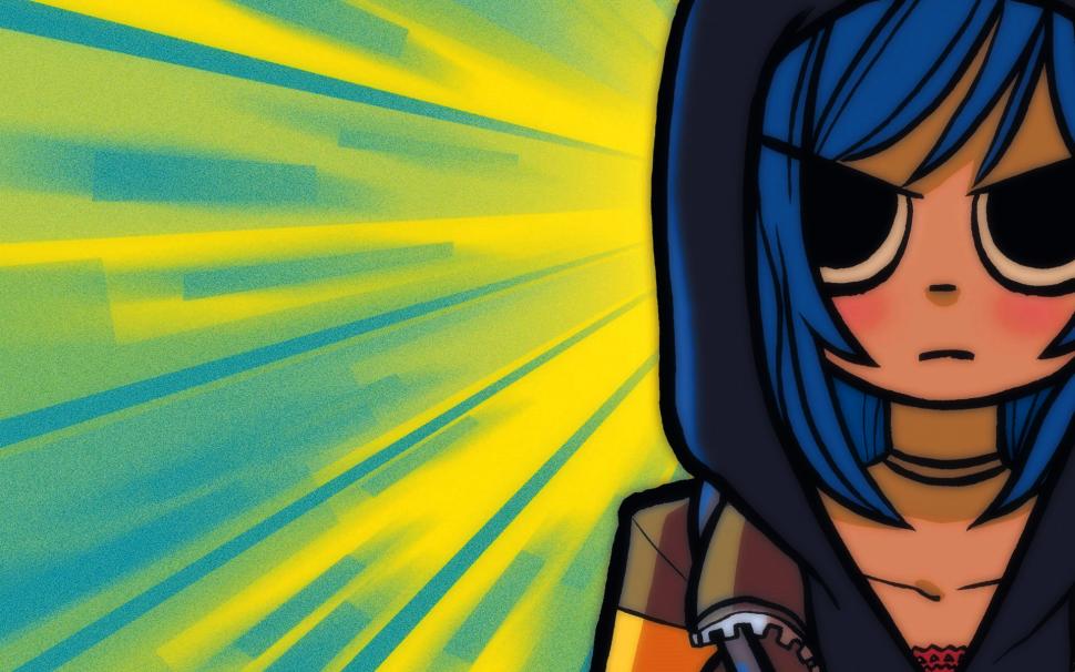 Colorful Scott Pilgrim Ramona Ramona Flowers Hd Wallpaper,cartoon/comic - HD Wallpaper 
