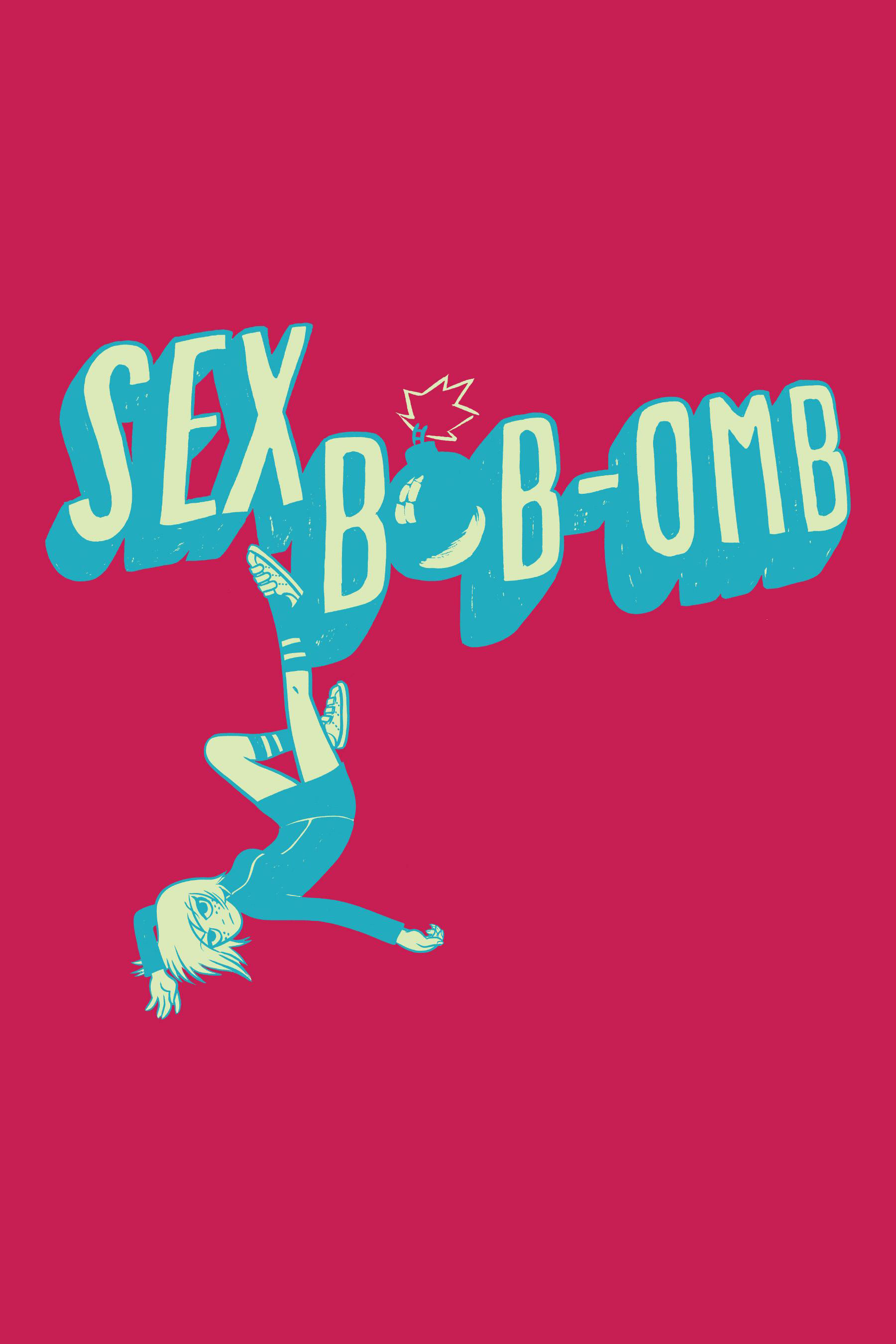 Sex Bob Omb Poster From Color Edition S Extras - Scott Pilgrim Wallpaper Iphone - HD Wallpaper 