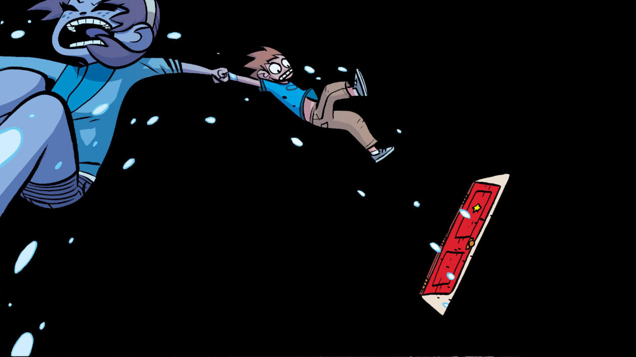Scott Pilgrim Subspace Door Comic - HD Wallpaper 