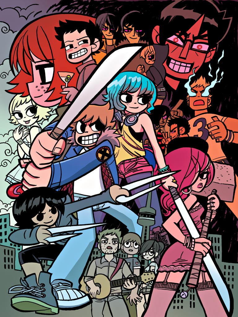 Scott Pilgrim Comic Poster - HD Wallpaper 