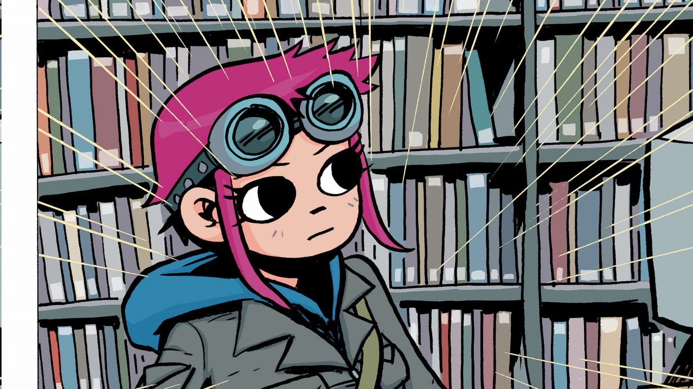 Scott Pilgrim Ramona Flowers Comic - HD Wallpaper 