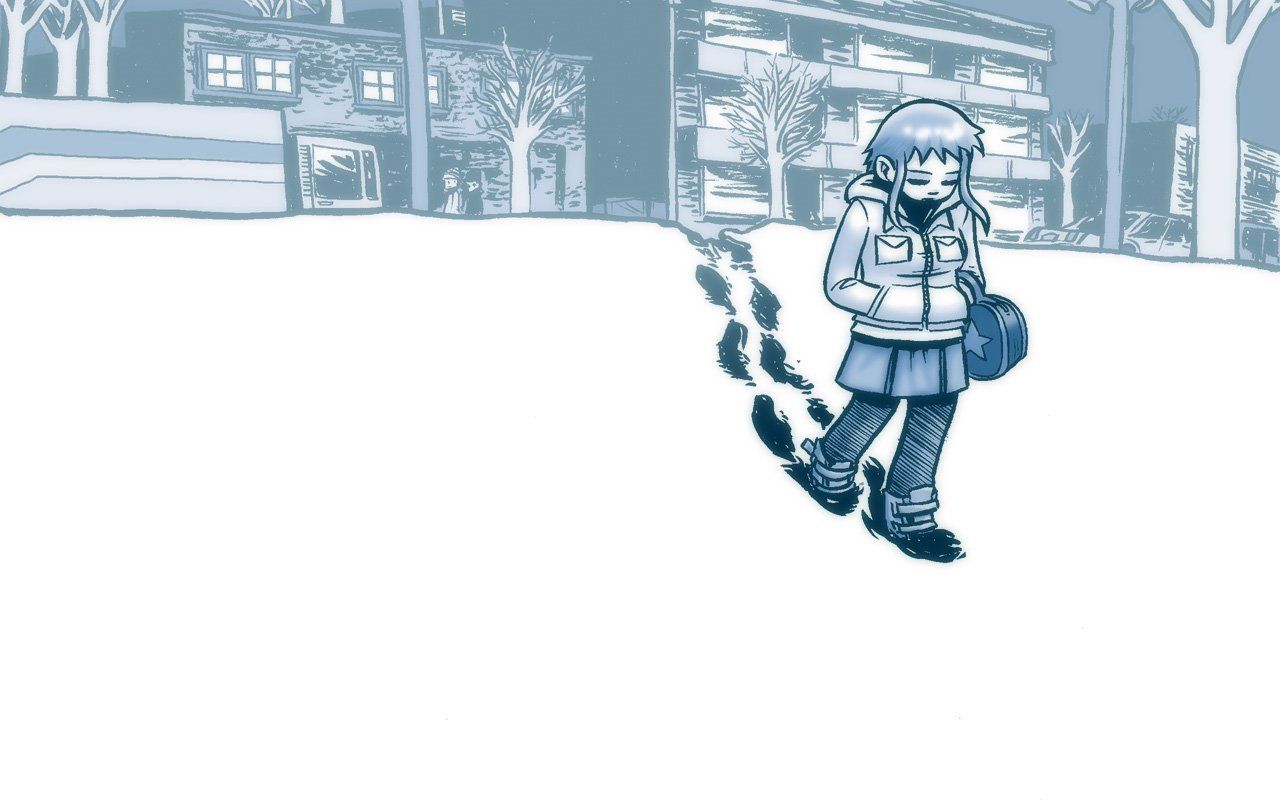 Scott Pilgrim Wallpaper Cave - HD Wallpaper 