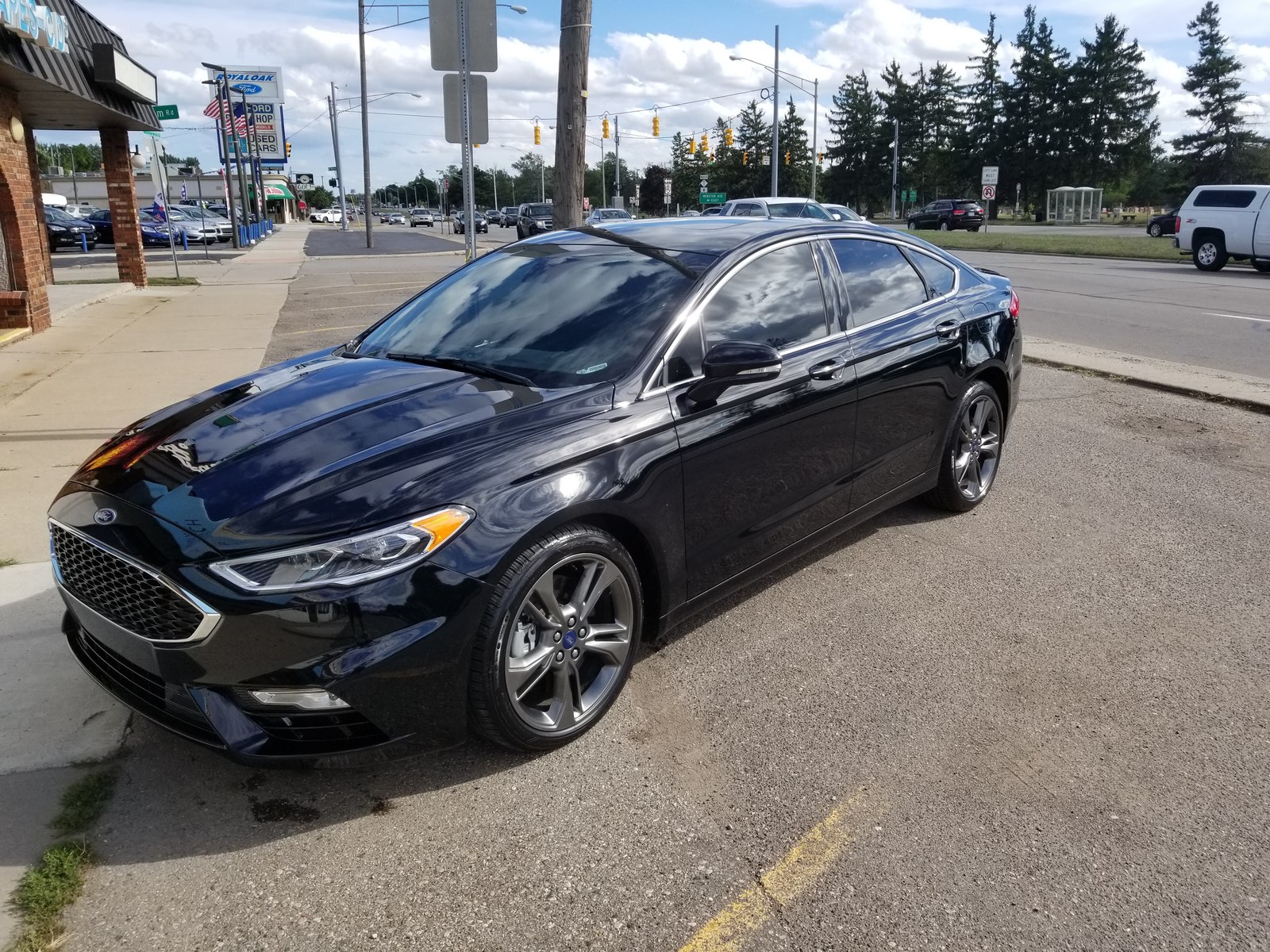 2018 Black Ford Fusion Sport Picture, Mods, Upgrades - 2018 Ford Fusion Sport - HD Wallpaper 