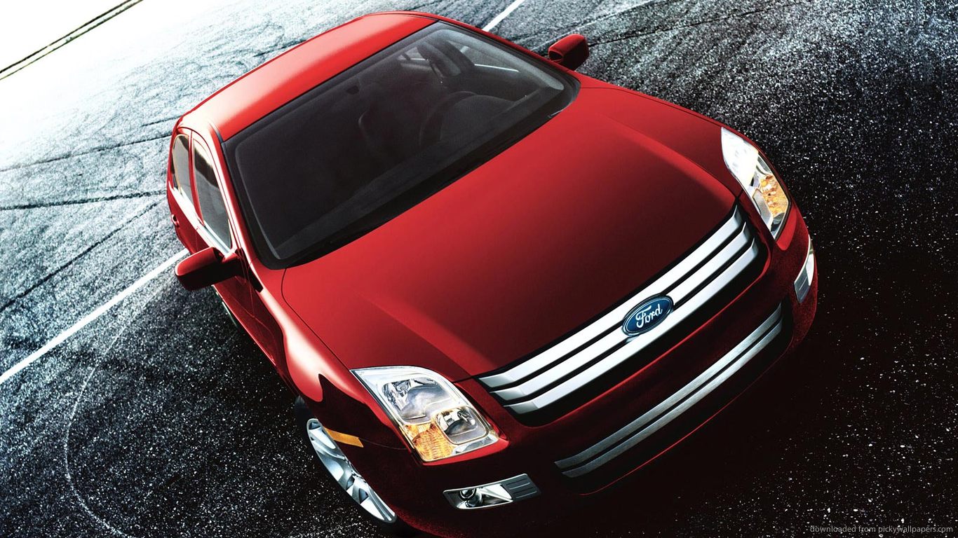 Red Fusion Ford Wallpaper Wallpaper - Ford Fusion 2006 - HD Wallpaper 