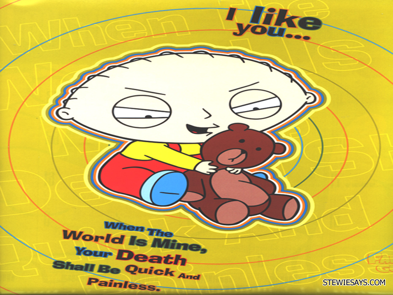 Stewie Griffin Quotes Hd Wallpaper - Family Guy Wallpaper Stewie - HD Wallpaper 